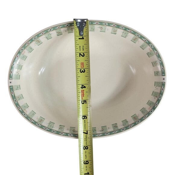 Pfaltzgraff Naturewood Oval Serving Bowl Vegetables Stoneware 10"x7" Vintage USA - Picture 11 of 12